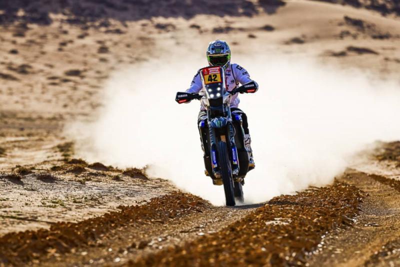 Adrian van Beveren (Belanda/Yamaha) pemimpin baru kejuaraan sementara Rally Dakar 2022, (Foto: dakar)