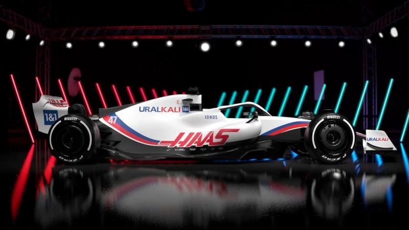 Haas memberikan penampakan pertama mobil F1 2022 sesuai regulasi baru FIA. (Foto: f1)