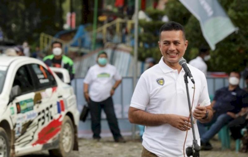 Ijeck (Wagub Sumatera Utara), Danau Toba sebagai destinasi wisata super prioritas akan mengundang orang banyak datang dengan adanya event olahraga seperti Asian Pacific Rally Championship dan WRC. (Foto : ist)