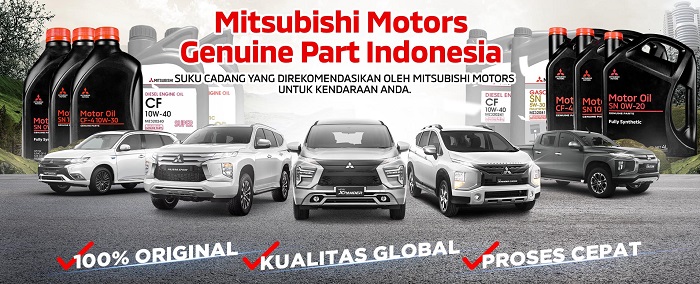 Akses mudah suku cadang Mitsubishi melalui marketplace