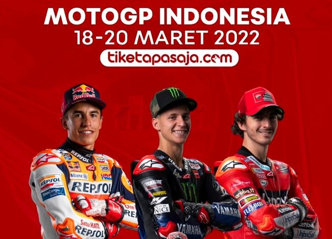 Tiga pembalap unggulan ini akan memanaskan persaingan MotoGP Indonesia di sirkuit Mandalika, Lombok, NTB, 18-20 Maret mendatang