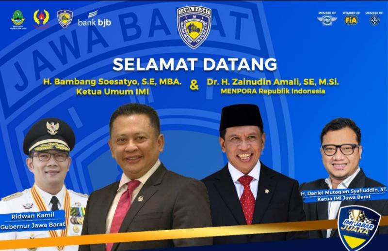 Pelantikan Ketua IMI Provinsi Jabar 2021-2025, Daniel Mutaqien Syaifudin dihadiri para pejabat penting negara Indonesia