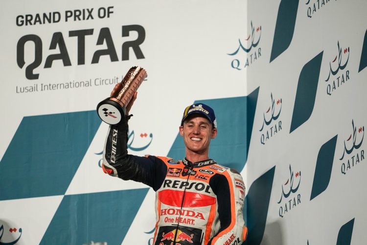 Pol Espargaro di GP Qatar, podium perdana Honda tahun ini. (Foto: mororsportweek)