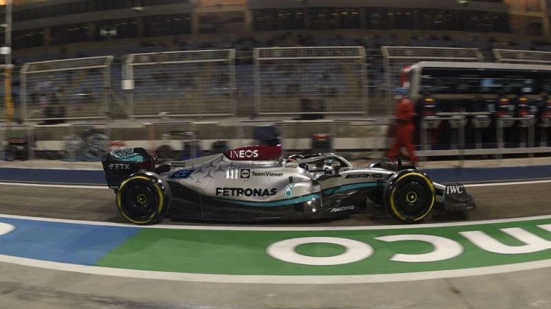 Mercedes W13, konon kalah di GP Bahrain gegara sayap belakang kebesaran. (Foto: f1)