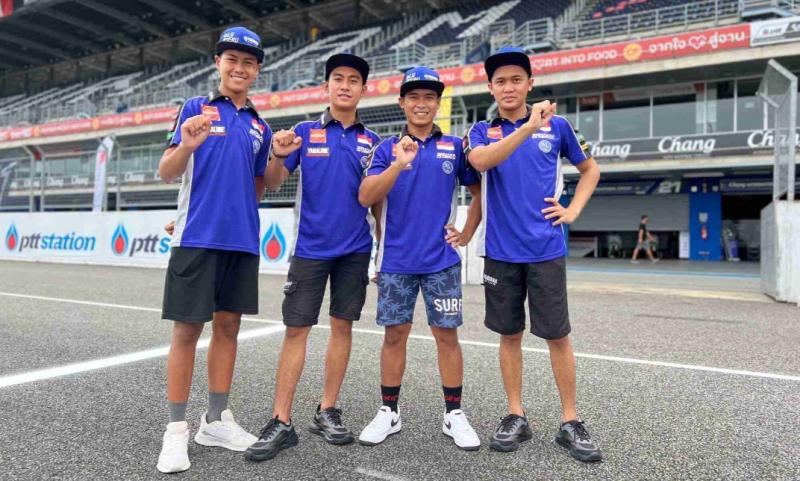 Kuartet Riders Yamaha Racing Indonesia siap persembahkan yang terbaik di ARRC 2022 Buriram Thailand