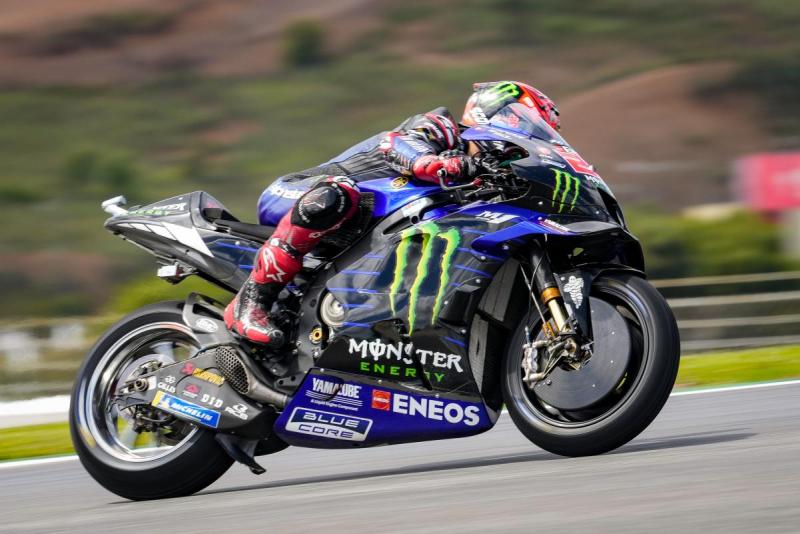 Fabio Quartararo (Prancis/Yamaha) kemenangan perdana 2022 di GP Portugal 2022. (Foto: motogp)
