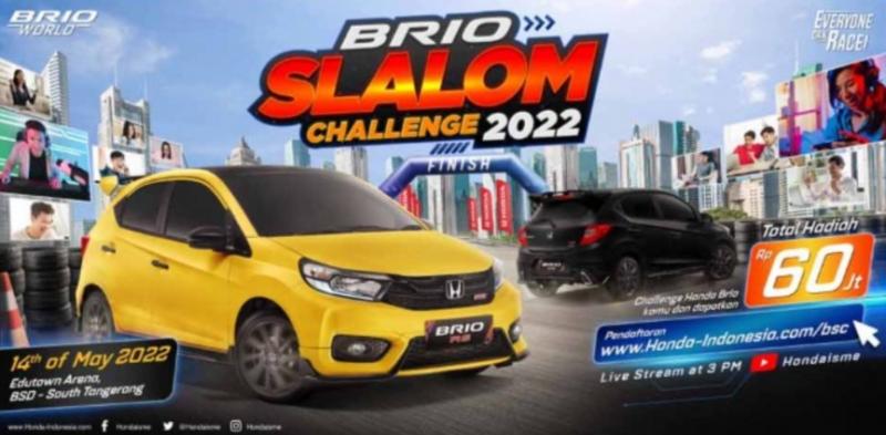 Brio Slalom Challenge 2022 putaran 1 siap digelar di Edutown Arena BSD City, Tangerang, Sabtu 14 Mei 2022