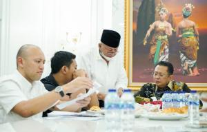 Rapat Ketum IMI Pusat Bamsoet dan Komisaris PT Sarana Sirkuitindo Utama pengelola Sirkuit Sentul terus matangkan pengembangan West Java Sentul International Circuit