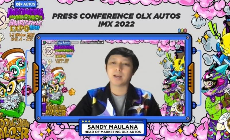 Sandy Maulana, melalui kerja sama yang terjalin antara IMX dengan OLX Autos sebagai sponsor utama, diharapkan dapat terus menggeliatkan dunia otomotif Tanah Air