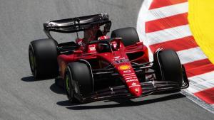 Charles Leclerc (Monaco/Ferrari) menikmati pengembangan F1-75 dengan menguasi dua sesi latihan awal GP Spanyol 2022. (Foto: f1)