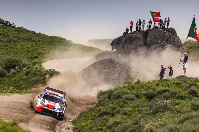 Kalle Rovanpera (Finlandia/Toyota) menyongsong hattrick di Rally Portugal setelah juara di Swedia dan Kroasia. (Foto: wrc) 