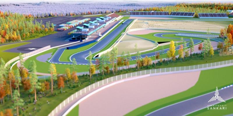 Denah sirkuit baru KymiRing di Finlandia yang belum tuntas dibangun dan batal jadi tuan rumah MotoGP 2022. (Foto: fim)