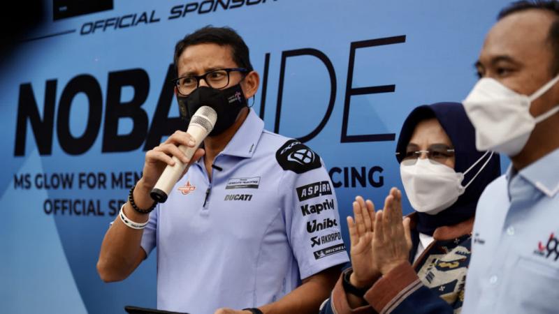 Sandiaga Uno, apresiasi sponsor dari Indonesia yang ikut mentas di MotoGP