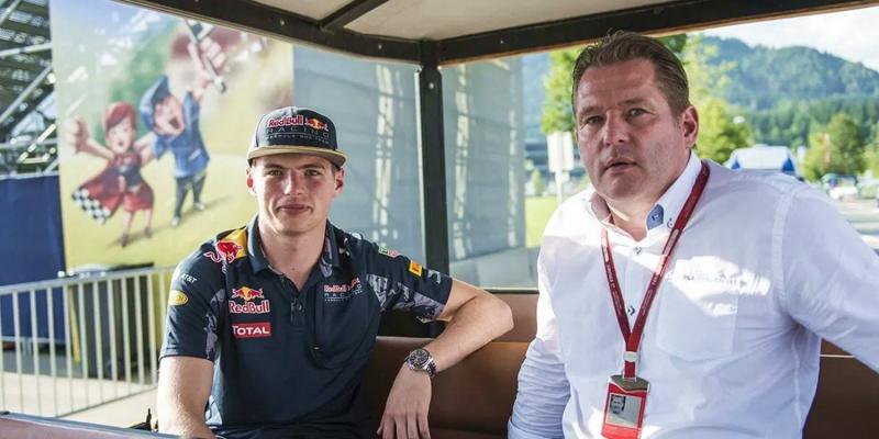 Max Verstappen (Red Bull Racing) bersama sang ayah, Jos Verstappen. (Foto: ist)