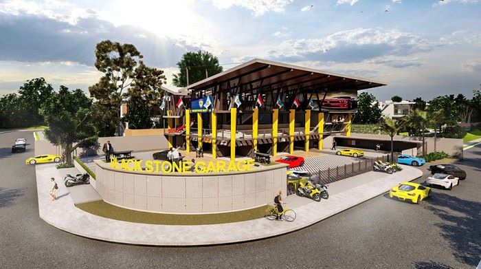 Model Black Stone Garage yang akan menjadi tempat kumpul bagi anak komunitas otomotif