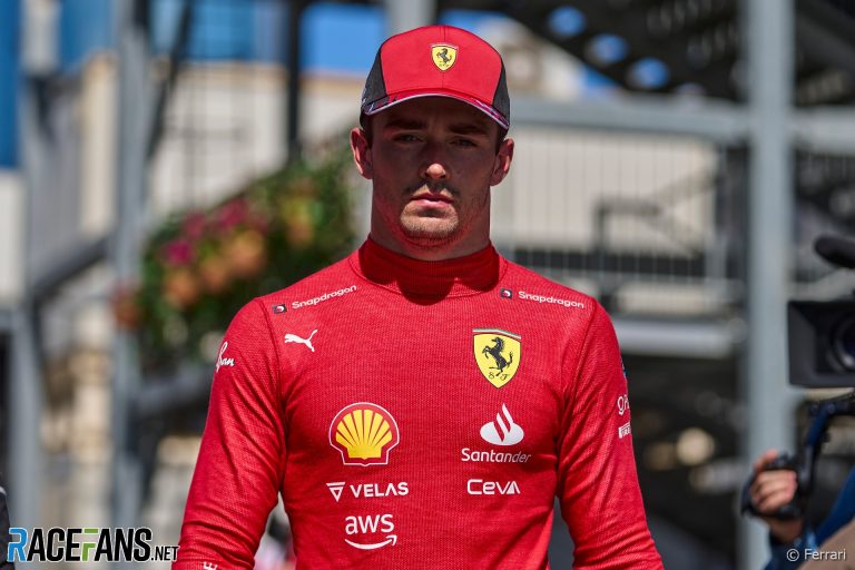 Charles Leclerc (Monaco/Ferrari), sikapi positif kegagalan di Azerbaijan untuk menyongsong balapan di Kanada akhir pekan ini. (Foto: racefans)
