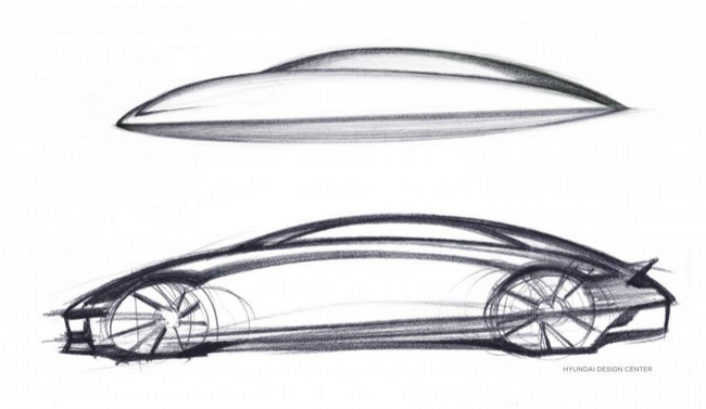 Model desain Hyundai Ioniq 6 yang akan terus dikembangkan