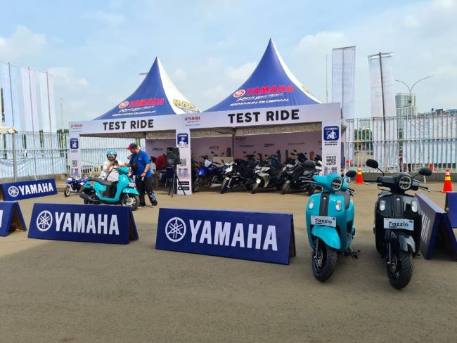 Konsumen penasaran ingin melakukan test ride Yamaha Fazzio