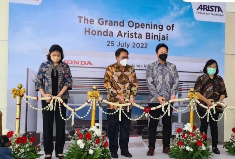 Honda Arista Binjai di Sumatra Utara diresmikan, menjadi dealer ke-6 Honda di provinsi yang dipimpin Letjen TNI (Purn) Edy Rahmayadi ini