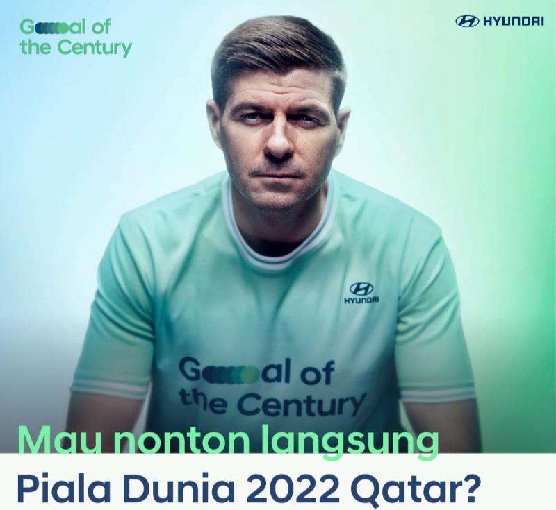  Steven Gerrard akan menemani nonton langsung FIFA World Cup Qatar 2022 jika memenuhi 1 dari 3 syarat dari Hyundai