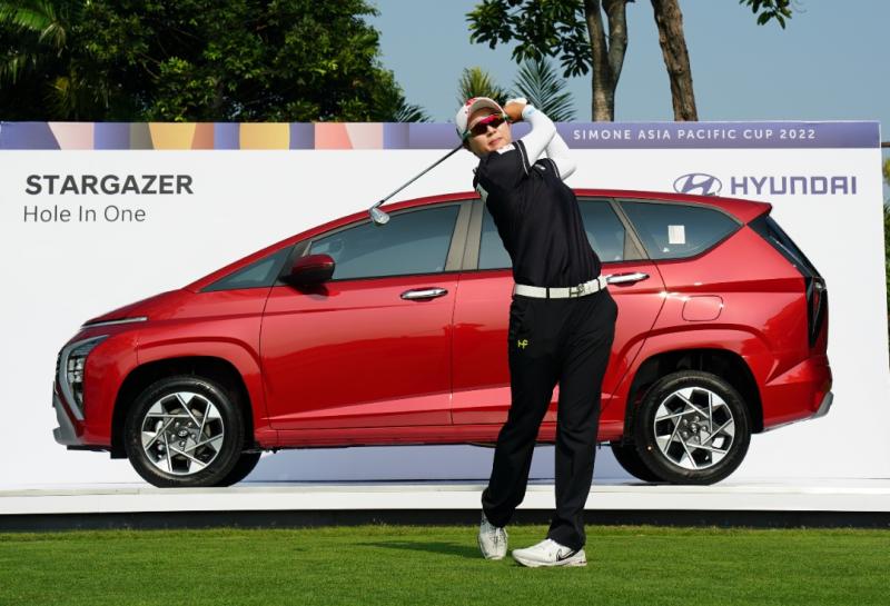 Hyundai STARGAZER menjadi kendaraan resmi turnamen Golf Simone Asia Pacific Cup 2022 di Pondok Indah, Jakarta Selatan