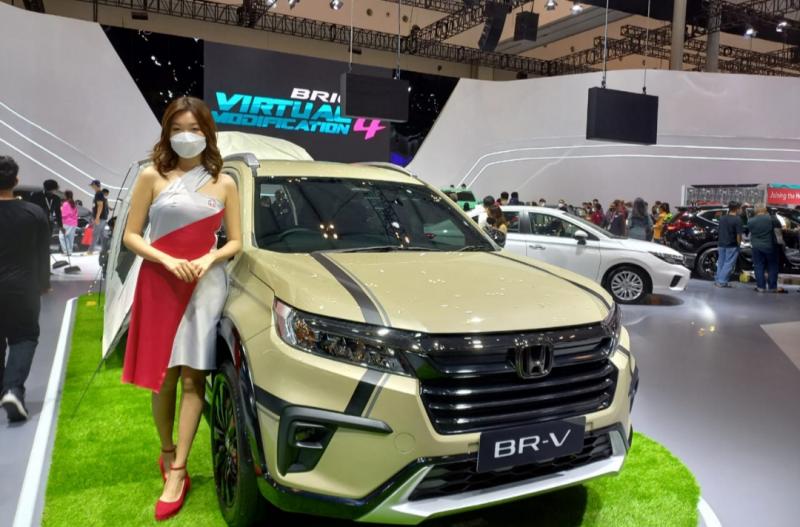 All New BR-V menjadi salah satu maskot model Honda di ajang GIIAS 2022