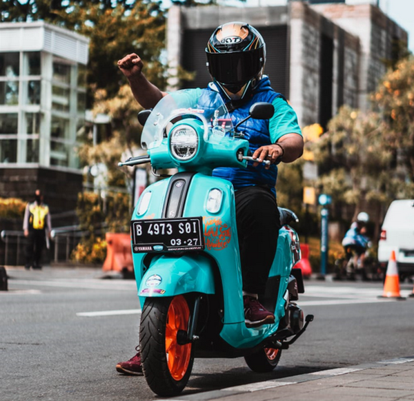 Merasakan kenyamanan dan keiritan Yamaha Fazzio keliling Jakarta