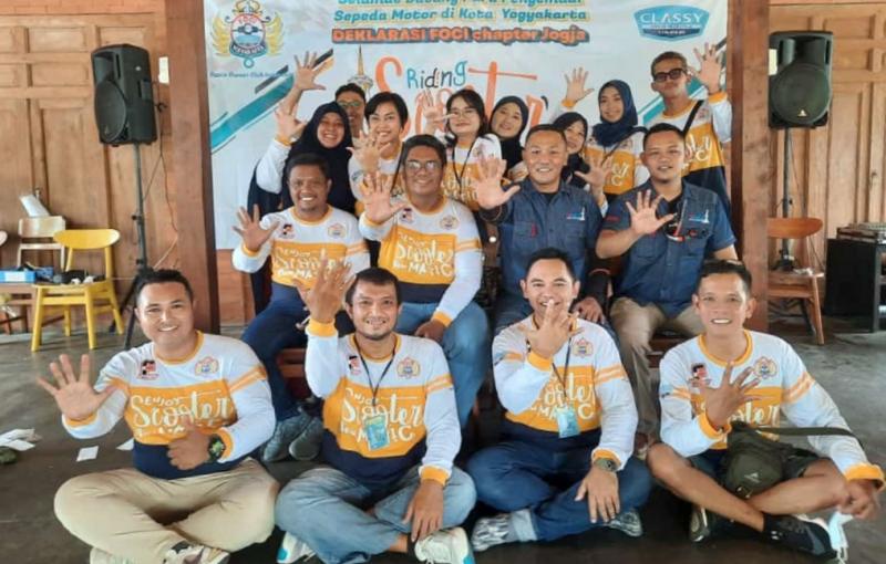 Komunitas Fazzio Owner Club Indonesia Chapter Yogyakarta tesmi berdiri, membuktikan model motor Yamaha yang satu ini semakin banyak digemari