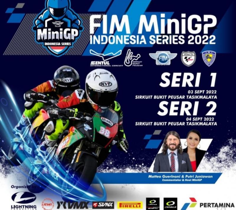 Mini GP Indonesia Series 2022 seri pembuka dilangsungkan di Sirkuit Bukit Peusar Tasikmalaya, Jawa Barat