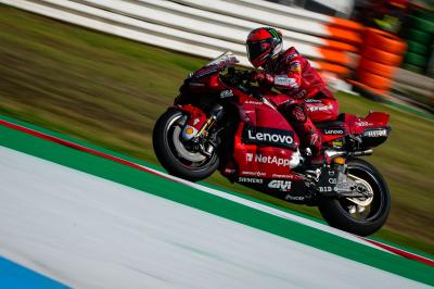 Francesco Bagnaia (Italia/Ducati) tetap percaya diri dari P5. (Foto: motpgp.