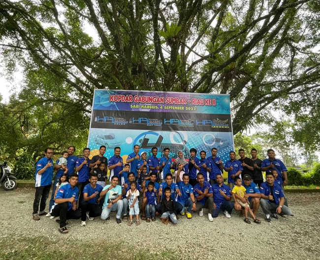 Para member solid dalam kegiatan Kopdar Gabungan ke dua Chapter Sumbar-Riau