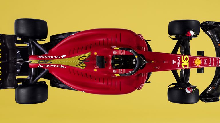Nuansa kuning di F1-75 khusus digunakan Ferrari di GP Italia akhir pekan ini. (Foto: ist)