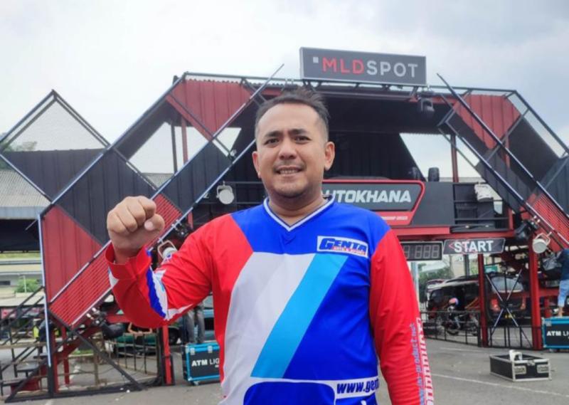 Abed Nego, persaingan memanas antar peslalom akan mewarnai putaran 4 Kejurnas Slalom MLDSPOT Autokhana Championship 2022 di sirkuit Terminal Pasir Hayam Cianjur, Sabtu esok. (foto : bs)