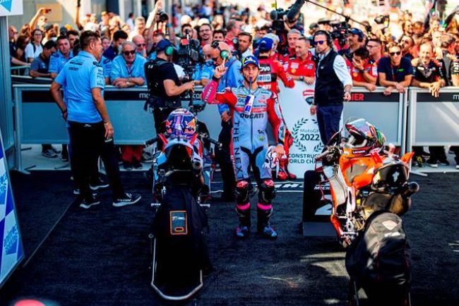 Enea Bastianini juarai balapan di seri MotoGP 2022 Aragon, Spanyol