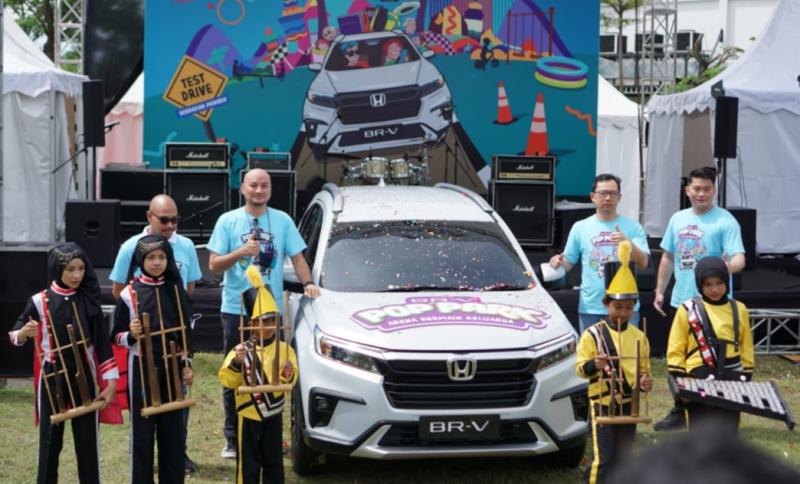 All New BR-V Pop Park sebagai ajang hiburan dan permainan keluarga digelar Honda di Kiara Artha Park, Kebon Baru, Bandung, Jawa Barat