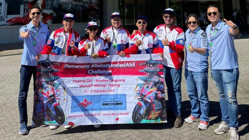 Federal oil gelar nonton langsung MotoGP Motegi di Jepang (ist)