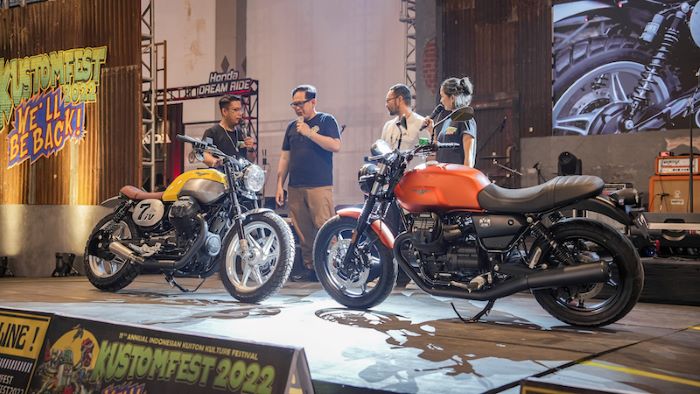 Tampilan motor modifikasi Moto Guzzi New V7 Stone garapan Monkey Garage