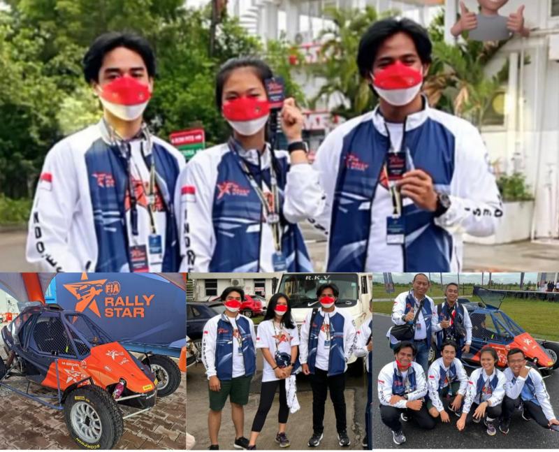 3 Pereli Muda Indonesia Jalani Stage 1 Running Order FIA Rally Star 2022 di Sirkuit Madras, Zharfan Terkendala Pesawat