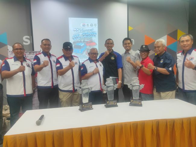 Konferensi pers jelang pelaksanaan ajang Drag Race Series VW 2022 Bertajuk ‘Go and Fast’ di sirkuit NP Adhi City Sentul Bogor