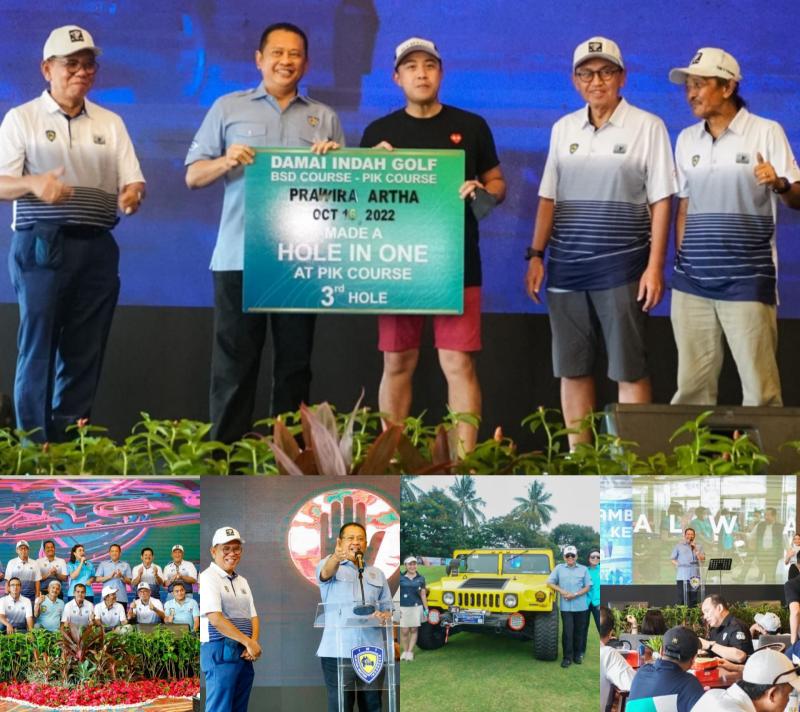 Hole in One Subaru Forester terpecahkan pada IMI Automotive Friendship Golf Gathering 2022 di Jakarta hari ini
