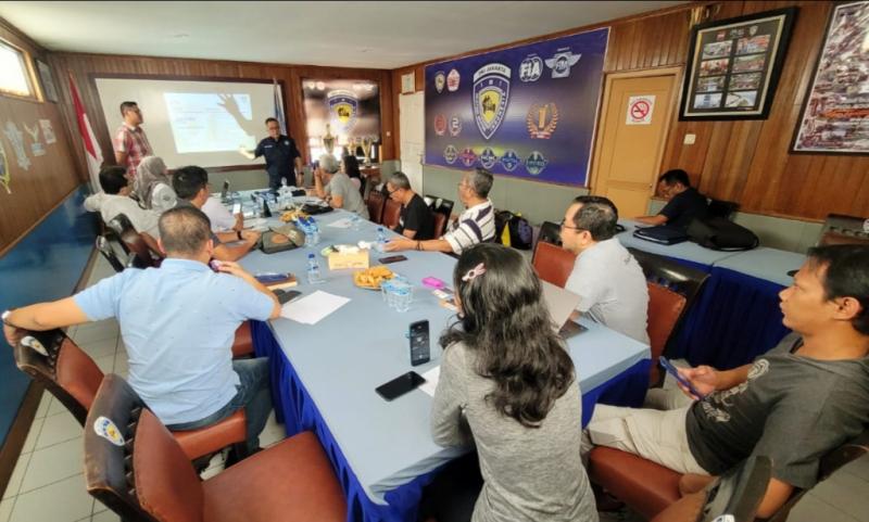 Pelatihan Aplikasi IMI Gaspol! kepada pengurus dan sekretariat di Kantor IMI DKI Cipete Jakarta Selatan
