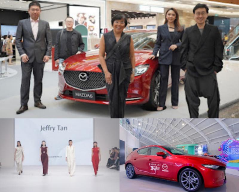 Mazda kolaborasi dengan 2 desainer ternama membangn sinergi industri otomotif dan Flfashion di event Jakarta Auto Week 2022, Pondok Indah Mall, Jaksel