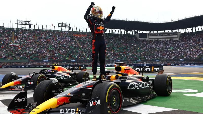 Max Verstappen (Belanda/Red Bull) usai kemenangan prestisius dai GP Meksiko. (Foto: thedrive)