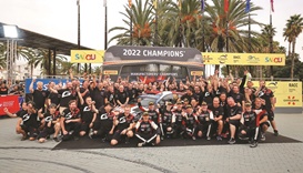 Tim Toyota Gazoo Racing usai pastikan gelar juara manufaktur 2022. (Foto: ist)