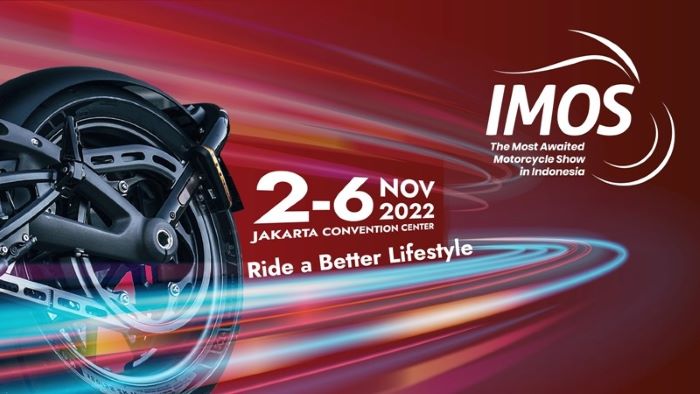 Logo pameran IMOS 2022 yang akan memanaskan pasar roda dua di Tanah Air