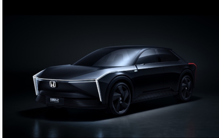 Mobil Konsep Elektrik e:N2 dari Honda Diperkenalkan Pertama Kali di Dunia di Kota Shanghai Cina