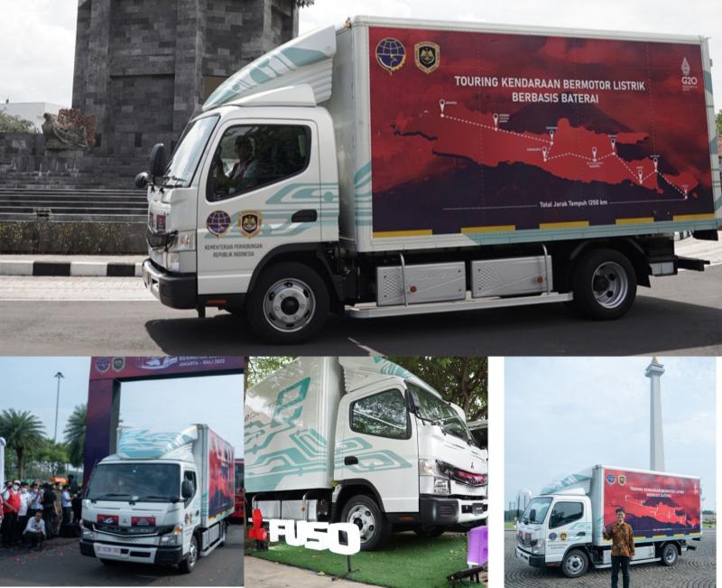 eCanter, Truk Serba Listrik Mitsubishi Fuso Touring dan Pameran Mendukung Sukses Pelaksanaan KTT G20 di Bali