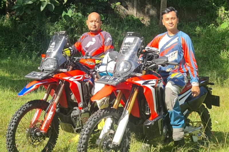Mufti MK dan Habib sama-sama mengandalkan Honda CRF 250 Rally untuk menaklukkan AXCR 2022 di Thailand dan Kamboja, 21-26 November 2022.