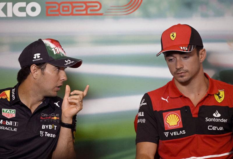 Sergio Perez dan Charles Leclerc, masuk race penentuan gelar runner up F1 2022. (Foto: f1)