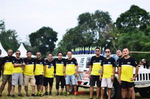 Skuad Nusantara Racing Team yang berkiprah di ajang Kopikir Gulata Kejurnas Speed Offroad 2022 di sirkuit Tembong Jaya Serang 